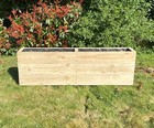 Extra Large Wooden Garden Planter Flower Box Trough