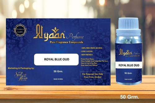 Alyaan ROYAL BLUE OUD Concentrated Perfume Oil Fragrance Lasting Natural Attar - Picture 2 of 20