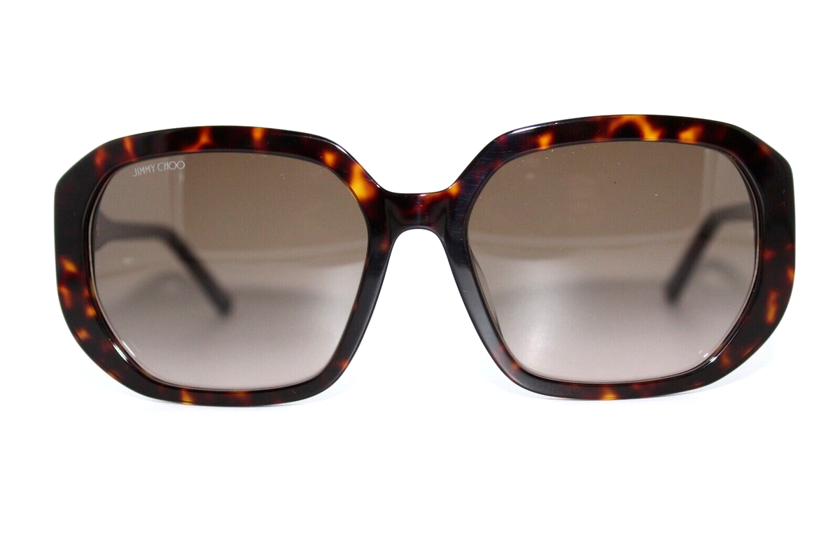 JIMMY CHOO - “Karly” Sunglasses, Color - Havana New Jimmy Choo KARLY/F/S 0086 HA Havana/Brown Gradient 57-18  main image 3