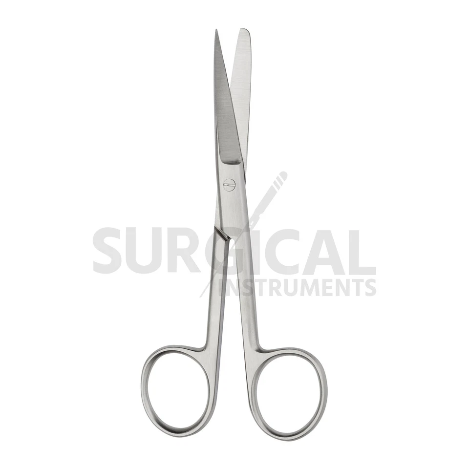 6 Operating Scissors Surgical Veterinary Instrument 6.5" Sharp Blunt Str & Cvd - Image 4 of 4