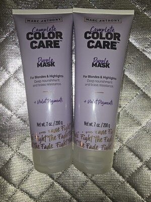 Marc Anthony Complete Color Care Purple Mask 7 oz Lot Of 2