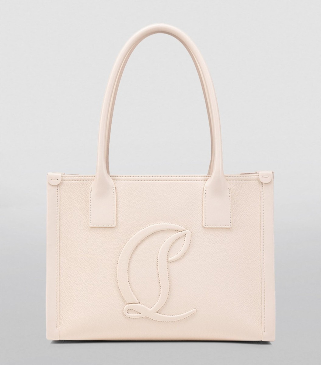 【関税&送料込】Christian Louboutin Baggy Small Beige Should Christian Louboutin Baggy Small Shoulder Bag in Suede