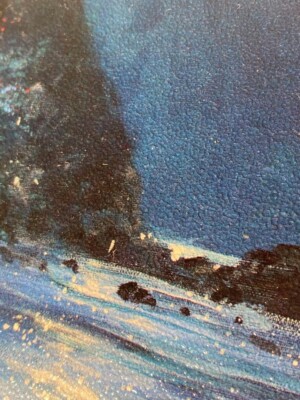 James Coleman Night Paradise 1997 Original Giclee on Canvas
