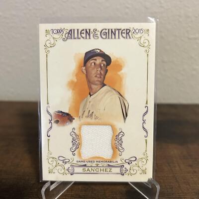 2015 Topps Allen & Ginter Aaron Sanchez Full Size Relic JC