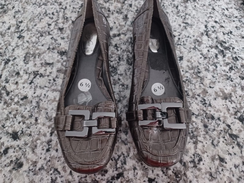 Alfani Step N Flex Allegra Loafer Bronze Slip On Loafer 6.5M