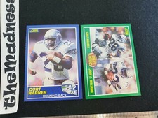Two (2) 1989 Score Football Curt Warner Cards Seattle Seahawks #106 #278 Combos