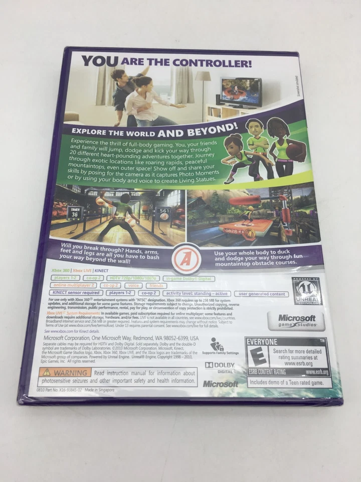 Kinect Adventures! (Microsoft Xbox 360 & Xbox One Compatible) - Sealed - Image 2 of 4