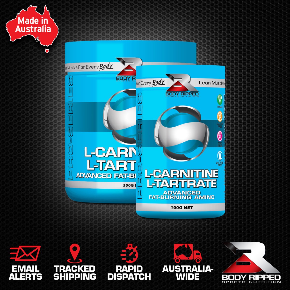 body ripped l carnitine L-Carnitine L-Tartrate - Advanced Fat Burning Amino Contains 1500mg of L