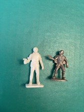 Vintage Marx Flash Gordon Spacemen Metallic Blue Figures 37mm