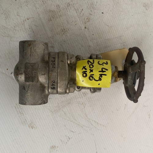 FRONTLINE Stainless 1/4" DN8 Globe Valve Class 900 F304 Body Seat Socket weld. - Picture 8 of 14