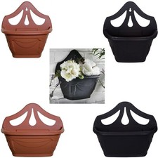 Venetian Wall Fence Hanging Planter Garden Plant Pots Flower Baskets Container