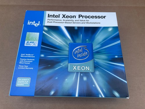 PROCESSORE INTEL XEON 2,40 GHZ DUAL 604 PIN MICRO-PGA SL7D4 NUOVO SIGILLATO 2004 - Foto 2 di 13
