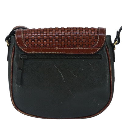 Bally ホタンアッフヘルトコト MOU089WO220 U546 BALLY Shoulder Bag Leather Brown Green Auth ti2296 | eBay