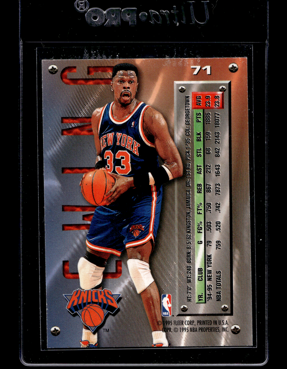 NBAカード　panini Patrick Ewing 1of1 2023-24 Panini Phoenix NBA Patrick Ewing #181 Gold Prizm 03