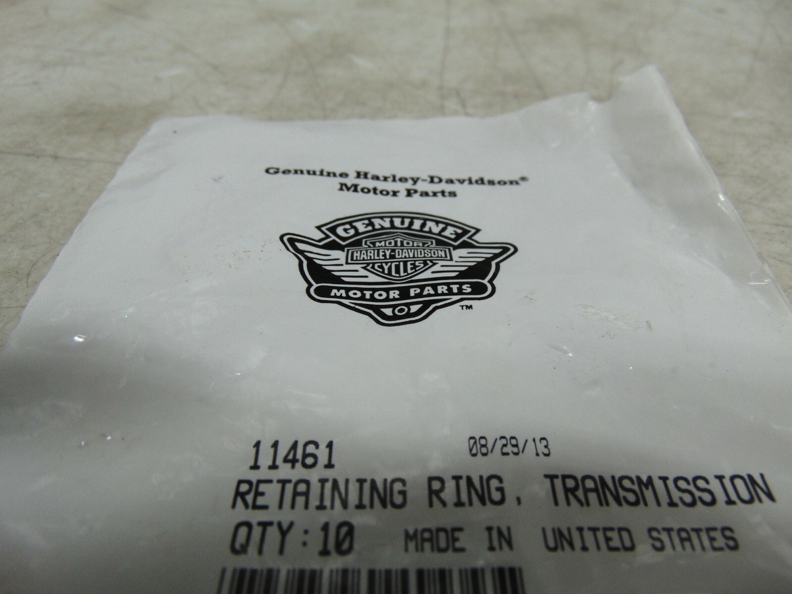 Genuine Harley Davidson Transmission Retaining Ring Qty 1 P/N 11461 eBay