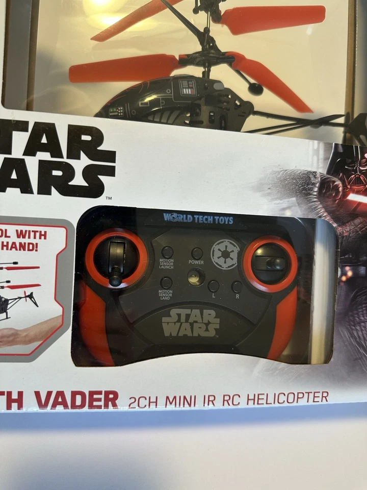 WORLD TECH DISNEY STAR WARS GALACTIC EMPIRE MINI REMOTE CONTROL RC HELICOPTER - Image 4 of 4