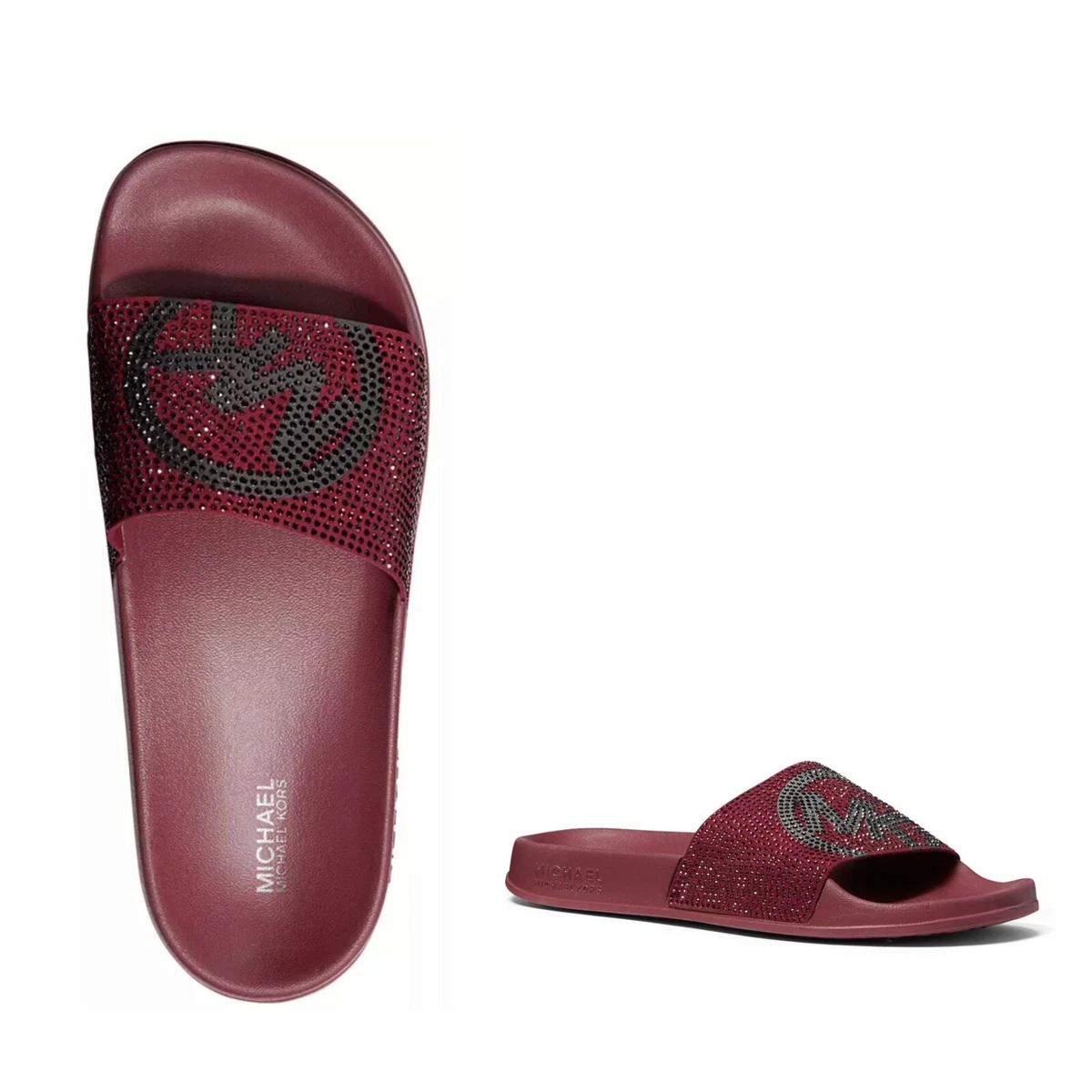 Michael Kors Bold Red Women\'s Slide Sandals Size 9.5 Michael Kors Women main image 2