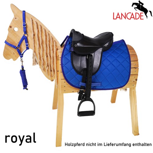 Sillín deportivo L para pequeño caballo de madera con soporte + punto - Imagen 7 de 12