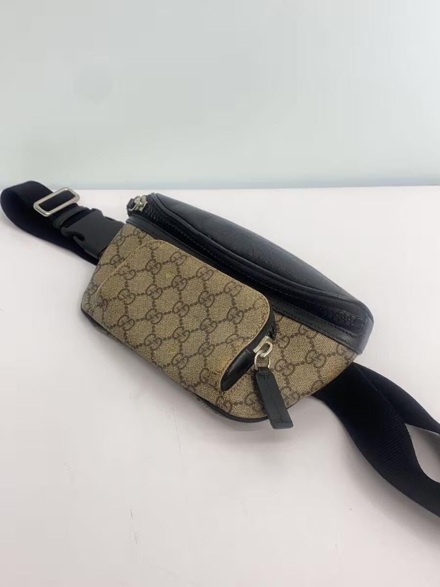 Authentic GUCCI Waist Pouch Bag Brown 450946 Shoulder bag GG