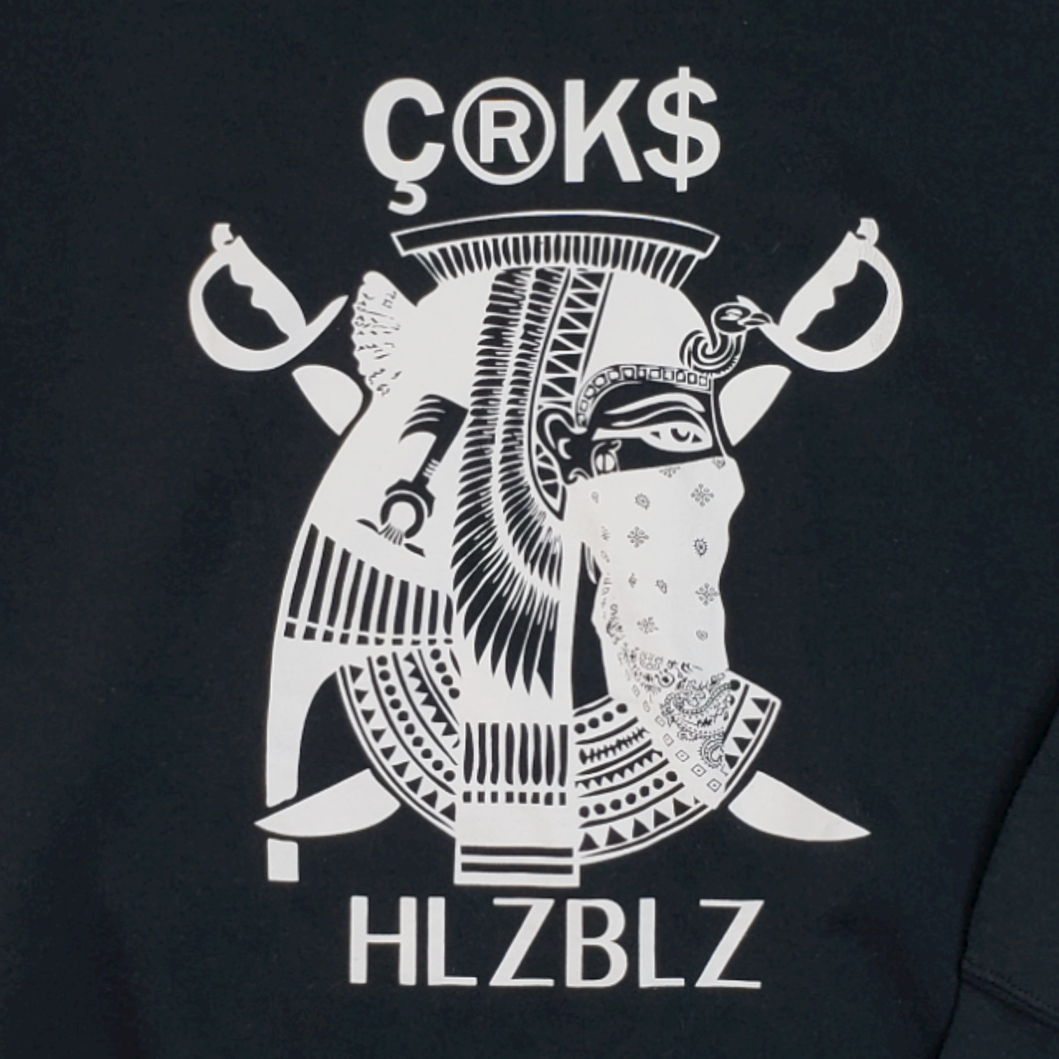Crooks Castles X Hlzblz Collab Sweatshirt Black Crew Ebay
