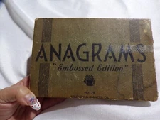 VTG 177 Anagrams Embossed Edition No 79 Selchow & Righter Co