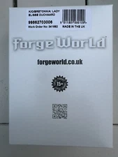 Bretonnian Lady Elisse Duchaard BNIB Warhammer Fantasy Battle Forge World