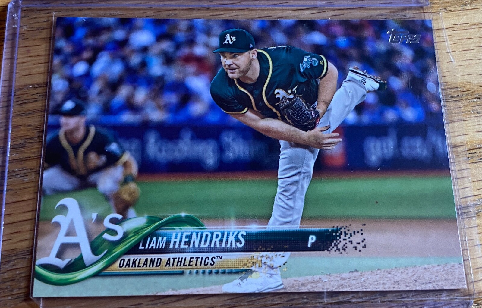 2018 Topps Series 2 Base # 367 Liam Hendriks - Oakland Athletics MLB Baseball