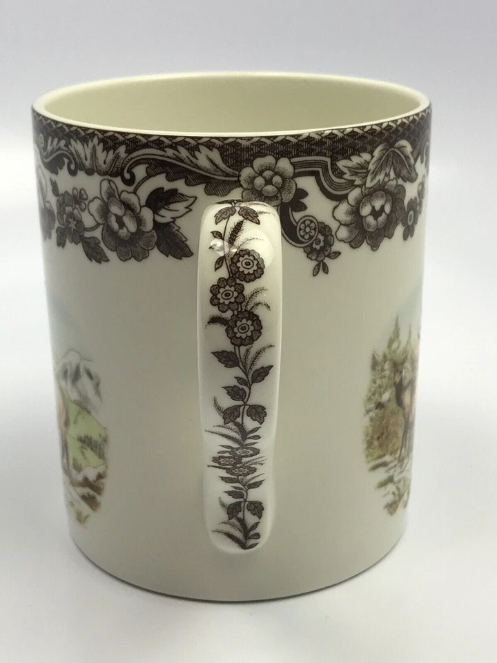 Spode Woodland ELK Coffee Cup Mug - 16 oz - S3422-A21 - New - Image 2 of 3