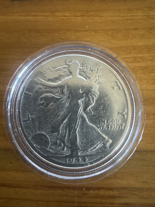 1944 Walking Liberty Silver Half Dollar US 50C Coin
