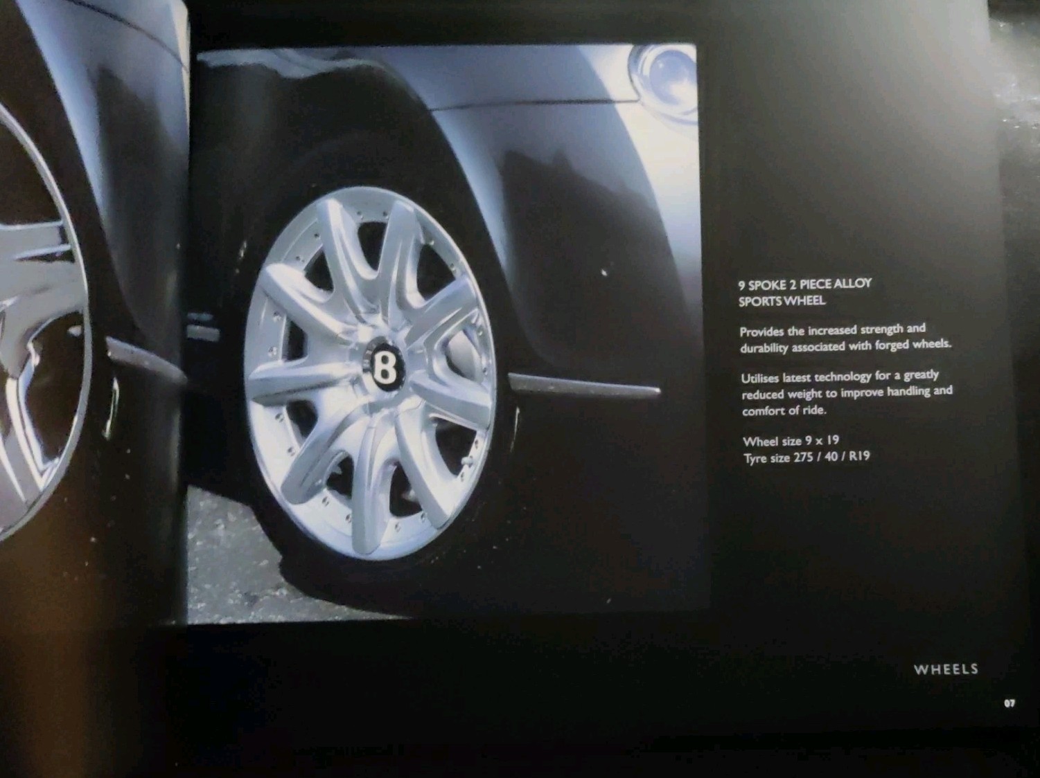2004 Bentley Continental GT Accessories Options Brochure & Price List image 2