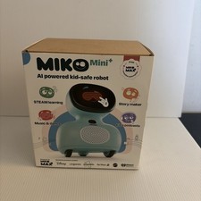 Open Box Miko Mini AI Powered Kid-safe Robot, Blue