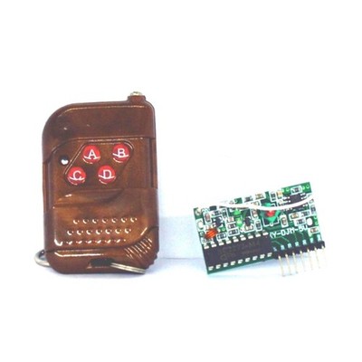 Arduino Embedded Wireless 4 Channel Remote Control With Included Remote