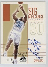 2002-03 SP Game Used Edition SIGnificance Gold 13/50 Lamond Murray #LM Auto 06bg