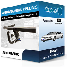 AUTO HAK Anhängekupplung abnehmbar passend für Seat Exeo Stufenheck 09- neu