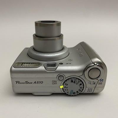 Canon PowerShot A510 3.2 MP 4X Zoom Lens Digital Camera Silver
