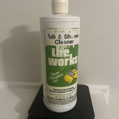 #ad #ad The Works Tub amp; Shower Cleaner 32 fl oz 45% Full Soap Scum Rust Hard Water $14.99