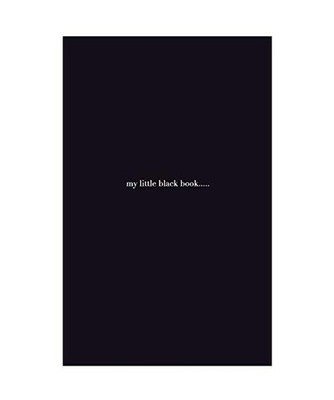 little black book: little black book writing journal: little black book writing 