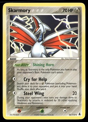 Pokemon Skarmory Delta Species 55/113 Uncommon Lightly Played