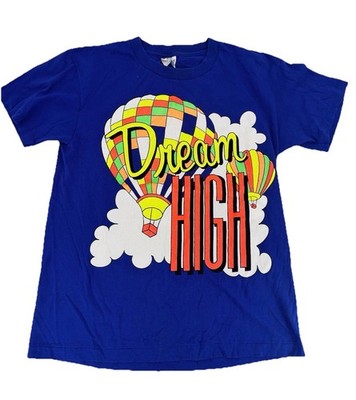 Vintage 90s Dreamers Dream High Air Balloon Trippy Psychedelic Shirt Size Medium