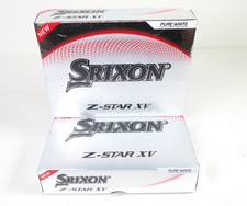 2 Dozen Srixon Z-STAR XV Pure White Golf Balls 2025 Model New 24 Balls