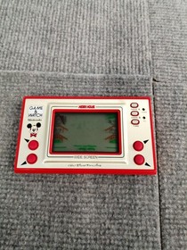 Nintendo GAME & WATCH Mickey Mouse Handheld Game Console Vintage Japan Used