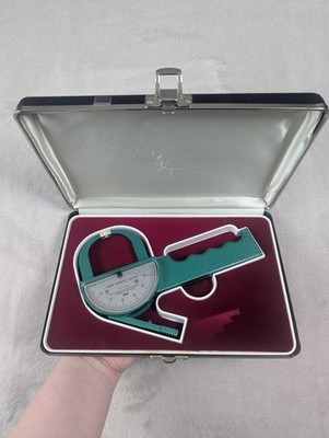 Lange Skinfold Caliper Beta Technology Green Body Fat Gauge MM USA W/ Case
