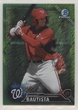 2016 Bowman Chrome Prospects Green Shimmer Refractor 33/99 Rafael Bautista 0c6