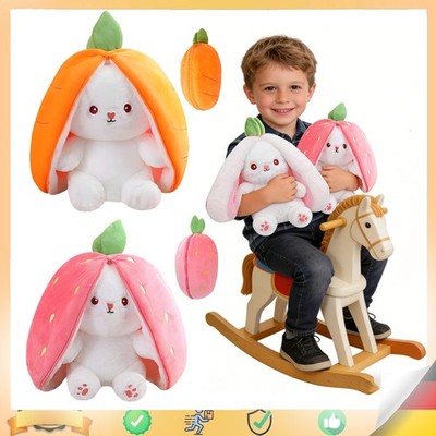 Kuscheltier Hase 25cm Flauschiges Plüsch Kaninchen Osterhase Geschenk für Kinder