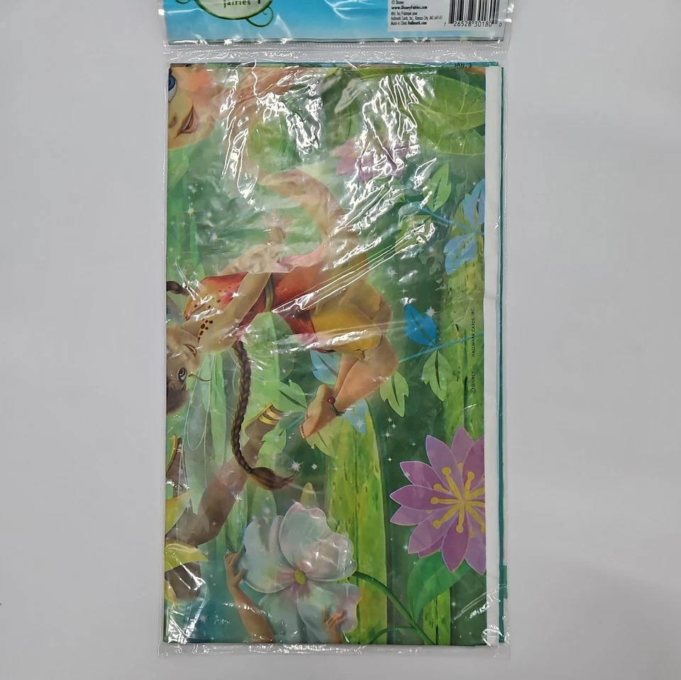TinkerBell 仙女迪士尼生日派对野餐桌封面标志小叮当 — 第 3/3 张图片