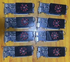 LOT OF 8 | AMD Radeon HD 7570 Graphics Card~ ATI-102-C33402(B) NJ0D3 DVI DP Port