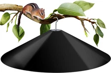 24-inch Large Outdoor Squirrel Baffles for Bird Feeders Pole and Hanging, Bir...