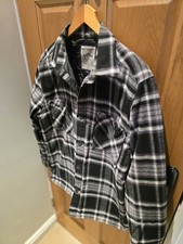 Mens Next Checked Padded Jacket Shacket Size Large