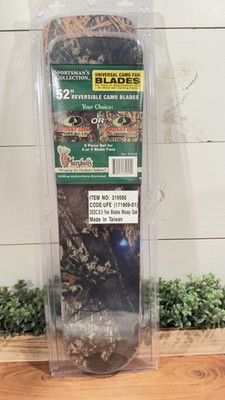 New 5 Ceiling Fan BLADES~2 Patterns Reversible~Mossy Oak, Marshalls Sportsman Co