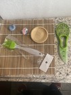 Junk drawer of Sushi Makers Lot Chopsticks Rice Egg Molds Toys Bamboo Mat — photo 6